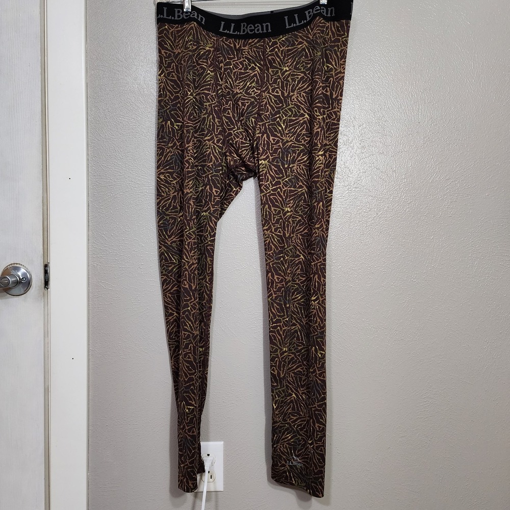 LL Bean Men's Size XL Regular Base Layer Pants‎